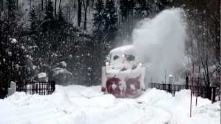 Le Chasse neige CN3 sur la ligne des Hirondelles  Snowplow in the Jura region [upl. by Leumel]