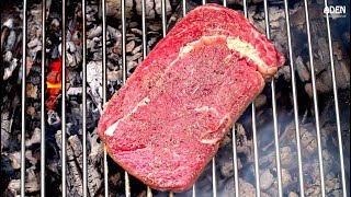 French Charolais Ribeye Steak  Oak Wood fired  Cottage Food [upl. by Chuu]