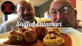 Crab Stuffed Calamari in Marinara Sauce – The Ultimate Seafood Appetizer [upl. by Burkhard]