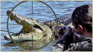 Full Video How Do American Hunters And Farmers Deal With Million Of Wild Boar And Crocodile By Guns [upl. by Lsiel938]