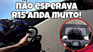 CB 300F TWISTER VS NOVA YAMAHA R15  VIDEO MAIS ESPERADO [upl. by Birgitta]