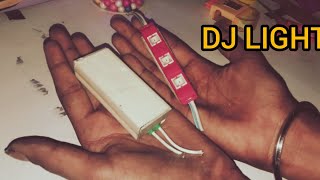 HOW TO MAKE mini dj light dj light kese banaya in pvc light set and rgb light at home [upl. by Ihtraa]