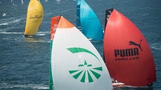 Bretagne InPort Race Live Replay  Volvo Ocean Race 201112 [upl. by Alleuol]