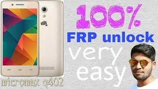 micromax q402 frp unlock by quickshortcut mathod [upl. by Stoffel]