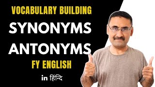 Synonyms and Antonyms  Meaning  Example  langustic  FY English subject  IGNOU [upl. by Tomkins]