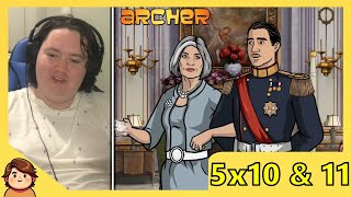 Archer  5x10 amp 11  Palace Intrigue  Part I and II  Reaction [upl. by Anyale148]