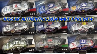 THE FIRST 2024 WAVE IS HERE NASCAR Authentics 2024 Wave 1 Preview [upl. by Innep856]