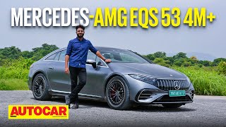 2022 MercedesAMG EQS 53 4MATIC review  Shooting Star  First Drive  Autocar India [upl. by Lemhaj426]