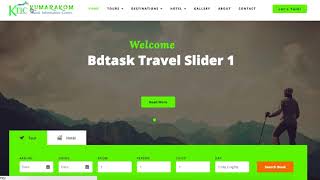 How to add slider text and activate at travel tour WordPress Theme  This is in Client website [upl. by Annabella358]