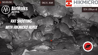 EPIC RAT CONTROL WITH HIK MICRO APLEX 100s of rats [upl. by Novoj]