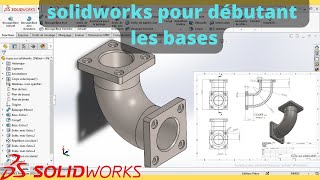 tuyau sur solidworks tutoriel pour débutant répétition circulaire enlèvement de matière extrude [upl. by Stanford]