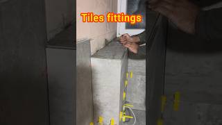 Tiles fittings tileworks bathroomdecor construction tiles bathroomdesign diy foryou shorts [upl. by Debo]