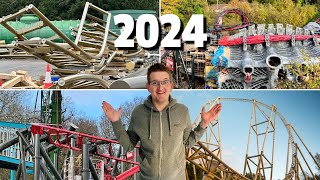 Top 6 NEW Rides Opening At UK Theme Parks In 2024 [upl. by Yrahcaz]