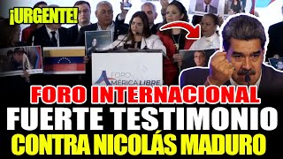 🔴¡URGENTE FORO INTERNACIONAL CONTRA NICOLÁS MADURO [upl. by Geithner138]