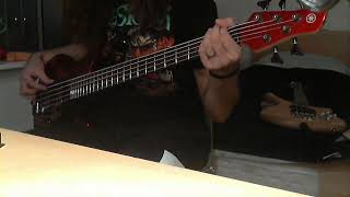 Warrel Dane  Lucretia My Reflection BASS COVER [upl. by Moser]