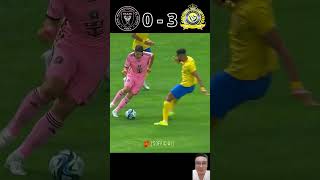 Al Nassr Destroyed Inter Miami 60 Ronaldo mỉm cười với Messi 😅😅 football ronaldo​ youtube​ [upl. by Eelanej]