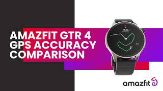 Amazfit GTR 4  GPS Accuracy Comparison [upl. by Nossaj107]