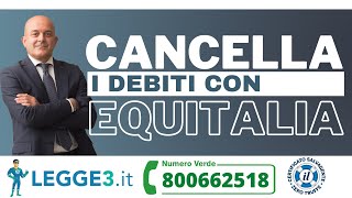 Come CANCELLARE I DEBITI fiscali con EQUITALIA senza pagare nulla [upl. by Vivyan]