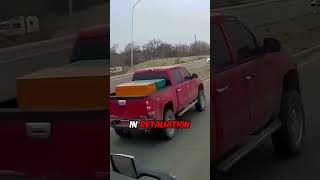 Unbelievable Road Rage Between Semi Truck and Pickup Driver 😳 [upl. by Ayal]