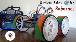 How to make 4x4 wireless Roborace Robot using Flysky and Brushed ESC [upl. by Ingeborg]