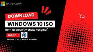 Download windows 10 from microsoft  add to virtualbox [upl. by Etnaled245]