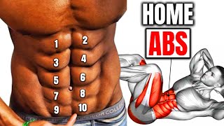 10 Best Six Pack Abs Exercises💪 No Equipment Abs Workout [upl. by Hazeghi]