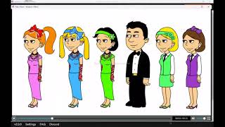 Goanimate characters in party fancy and miyu restaurants outfits [upl. by Aikimat]