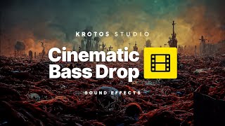 Cinematic Bass Drop Sound Effect  100 Royalty Free  No Copyright [upl. by Iams]