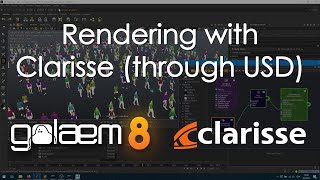 Rendering With Clarisse through USD [upl. by Ardine]