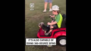 Future Lawn Care Pro 🚜 Kid Mowing Like a Pro on His Toy ZeroTurn [upl. by Ycram78]