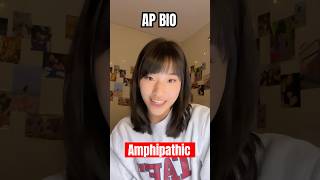 AP Bio Part 14 Amphipathic ⚛️🧪apbio apbiology biology biochemistry science [upl. by Gnah]