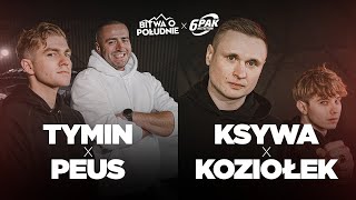 TYMIN x PEUS vs KSYWA x KOZIOŁEK  BOP2vs2 by 6PAK GRUPA A [upl. by Ltihcox]