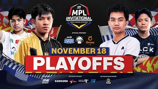 BAHASA INDONESIA ONE Esports MPL Invitational 2023  Hari 4  Playoffs [upl. by Melamed]