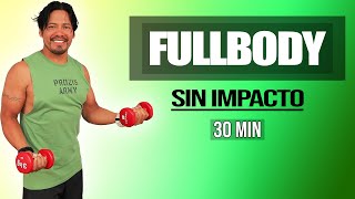 TONIFICAR FULL BODY SIN IMPACTO 🤩🏋️‍♀️💯 30 Minutos  Siéntete Joven [upl. by Yahsat]