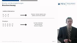 08 Mathematik Bruchrechnung Rechenregeln II [upl. by Tilda]