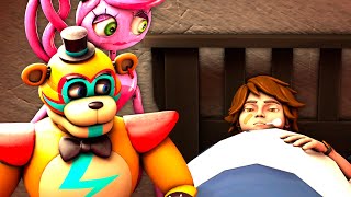 FNAF SECURITY BREACH Try Not To LAUGH ft Mommy Long Legs [upl. by Gregor]