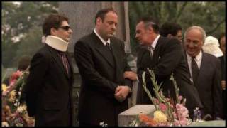 The Sopranos Episode 4 AJ Stares at Tony at Jackie Aprile Funeral [upl. by Trabue856]