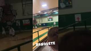 Estevan barrientes hits crazy half court shot [upl. by Akcirderf]