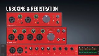 Unboxing and Registration  Clarett⁺ [upl. by Roose694]