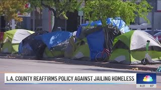 LA County says it wont remove homeless encampments [upl. by Brunhilda980]