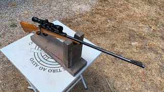 Rifle CZ BRNO Mod II 22LR Luneta Opla 39X32  Disparos [upl. by Leahcir]