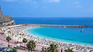 Playa de Amadores  amazing beach  Gran Canaria [upl. by Nirak]