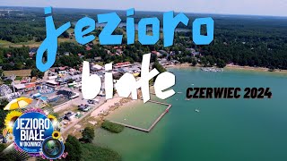 Jezioro Białe w Okunince  czerwiec 2024  4K  Z drona [upl. by Tserrof135]