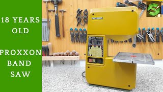 Proxxon Band Saw  dimensions and specifications Power tool for scale modeling [upl. by Arakaj320]