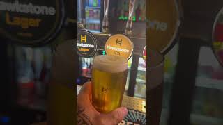 Sampling Jeremy Clarkson’s beer in Shrewsbury 🍺 HAWKSTONE beer hawkstonelager2136 [upl. by Stalk]