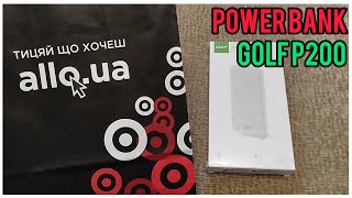 GOLF P200  POWER BANK 10 000 mah  Review and Test powerbank [upl. by Arad]