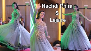 Nachdi phira amp Leja re Bride dance Bhavikaweddingchoreography [upl. by Enaamuj704]