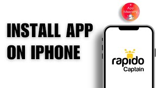 How to Install Rapido Captain on iPhone [upl. by Abran488]