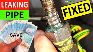 How to fix a leaking Pipe under the Sink [upl. by Qirat442]