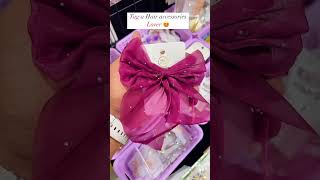 Tag a Hair accessories Lover 😍☑️jewellery bow hairaccessories viralvideo nooribynikita [upl. by Garlen541]